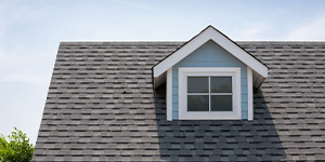 A roof with a window